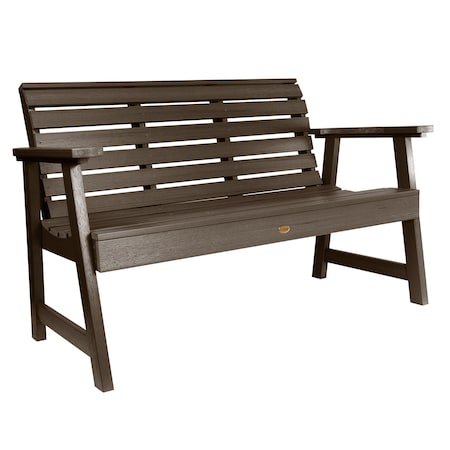 Highwood Usa 4ft Weatherly Garden Bench Outdoor Furniture for Patio, Backyard, Garden AD-BENW4-ACE